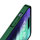 Buff iPhone 15 Plus MagSafe Slim Fit Kılıf Dark Green