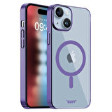 Buff iPhone 15 MagSafe Slim Fit Kılıf Purple