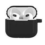 Buff Airpods 3 Rubber Silikon Kılıf Black