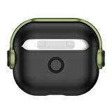 Buff Airpods Pro 2 DjPods Kılıf Black-Dark Green