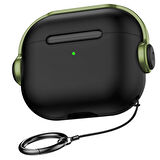 Buff Airpods Pro 2 DjPods Kılıf Black-Dark Green