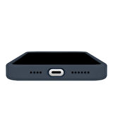 Buff iPhone 15 Pro Rubber Fit Kılıf Storm Blue