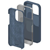 Buff iPhone 15 Pro Rubber Fit Kılıf Storm Blue
