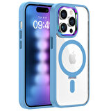 Buff iPhone 15 Pro Max BumperMag Kılıf Sierra Blue