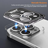Buff iPhone 15 Pro Max / 15 Pro Titanyum Kamera Lens Koruyucu Silver