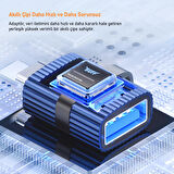 Buff BC02 Type-C to USB 3.0 OTG Dönüştürücü Çevirici Adaptör
