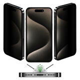 Buff iPhone 15 Pro Max 5D Privacy EasyFit Ekran Koruyucu