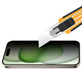 Buff iPhone 15 Plus 5D Privacy EasyFit Ekran Koruyucu