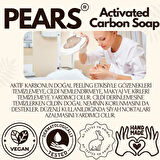 PEARS ORIGINAL HAND MADE ACTIVATED CARBON SOAP - EL YAPIMI AKTİF KARBONLU SABUN 120 GR