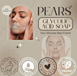 PEARS ORIGINAL HAND MADE GLYCOLIC ACID SOAP – EL YAPIMI GLİKOLİK ASİTLİ SABUN 120 GR