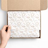 25'li Floral Seri 20gr Pelur Kağıt 50x70cm - Kiremit