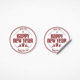 No1 27'li Yeni Yıl Seri Sticker