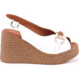 VENÜS 2409702Y DOLGU TOPUK TOKALI GENÇ KADIN SANDALET