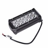 12 Ledli 36W Metal Kasalı Off Road Gündüz Sis Farı Lambası 12 V