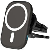 15w iPhone 12 13 Pro Max Mini Magsafe Kablosuz Araç Şarj Aleti