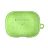 Apple Airpods Pro Fiber Carbon Görünümlü Silikon Koruma Kılıfı