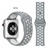 Apple Watch 1 2 3 4 5 6 7 38mm 40mm 41mm Spor Silikon TME Kordon