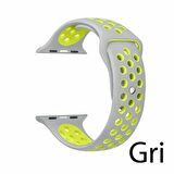 Apple Watch 1 2 3 4 5 6 7 38mm 40mm 41mm Spor Silikon TME Kordon
