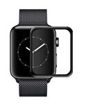 Apple Watch 4 5 44 mm Uyumlu  3D Tam Kaplayan Nano Ekran Koruyucu Filmi