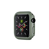 Apple Watch 7 Serisi 41mm Uyumlu  Rubber Sert Plastik Mat Kılıf Kapak