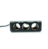 Araç Çakmak Çoklayıcı 3 Çakmak 2 Usb Çoğaltıcı Hızlı Şarj Desteği