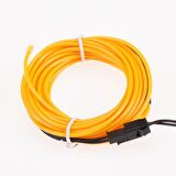Araç İçi Torpido Şerit Ledi Renkli İp Neon Led 5 Metre Sarı