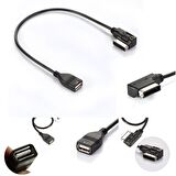 Audi Vw Skoda AM I USB MMI MDI AUX - USB 2.0 Dişi Adaptör Sku3