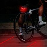 Bisiklet Led Stop Lambası Lazer Şeritli Arka Stop