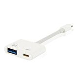 iPhone Lightning Kulaklık ve Usb Kamera Hub Adaptör