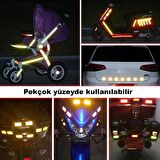 Reflektör Fosforlu Reflektiv Şerit Bant TüvTürk Uyumlu 2 Metre Beyaz