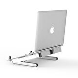 N1 Metal Macbook Notebook Kitap Okuma Standı Katlanabilir 