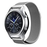Samsung Gear Watch 3 41mm Active 2 40 44mm Metal Hasır TME Kordon 20mm