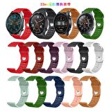 Samsung Gear Watch 3 41mm Active 2 40 44mm Silikon Loop TME Kordon 20mm