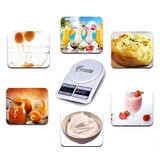 Techmaster Dijital Hassas 10 Kg Mutfak Terazisi Tartısı Lcd Ekranlı