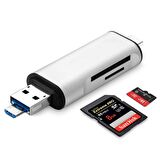 Type-C Usb 3.1 Micro Usb Usb 3.0 SD TF Micro SD Kart Okuyucu