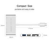 Type-C Usb C 3.1 Kart Okuyucu 2 Usb 3.0 Hub Micro Usb Şarj Girişi