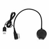 Vw MDI Audi AM I Skoda Bluetooth Müzik Adaptör USB Kablo Sku10