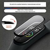 Xiaomi Mi Band 5 5D Tam Kaplayan Kırılmaz Nano Ekran Koruyucu