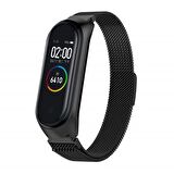 Xiaomi Mi Band 5 Mi Band 6 TME Metal Hasır Kordon Kayış