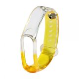 Xiaomi Mi Band 5 Mi Band 6 Uyumlu TME Şeffaf Silikon Kordon Kayış