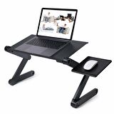 Yükseklik Ayarlı Laptop Notebook Ders Çalışma Masası MousePadli