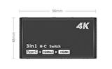 Onten 5601 Type-C+Hdmi to Hdmi 4K HD Video Çevirici Switcher