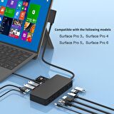 Onten Microsoft Surfrace Pro 3 4 5 6 RJ45 HDMİ Usb 3.0 Çevirici