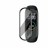 Xiaomi Mi Band 6 Uyumlu 5D Tam Kaplayan Kırılmaz Nano Ekran Koruyucu