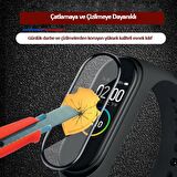 Xiaomi Mi Band 6 Uyumlu 5D Tam Kaplayan Kırılmaz Nano Ekran Koruyucu