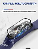 Xiaomi Mi Band 6 Uyumlu 5D Tam Kaplayan Kırılmaz Nano Ekran Koruyucu