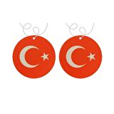 Techmaster Araç Asma Koku Türk Bayrağı Tasarım 5li Paket