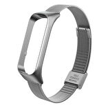 Samsung Galaxy Fit 2 R220 Uyumlu Metal Hasır Tokalı Kordon Kayış