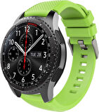 Samsung Gear S3 Gear Watch 3 45mm Uyumlu Silikon Kordon Kayış