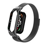 Xiaomi Mi Band 7 TME Metal Hasır Manyetik Kordon Kayış
